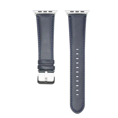 Genuine Luxury Leather Watch Strap for Apple Watch Series 7 6 5 4 Business Vintage Genuine Leather Watch Band