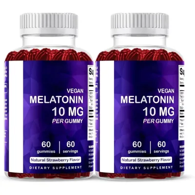 Melatonin Gummies Support Sleep Fall Asleep Faster Stay Sleep Longer Supplement for Adults