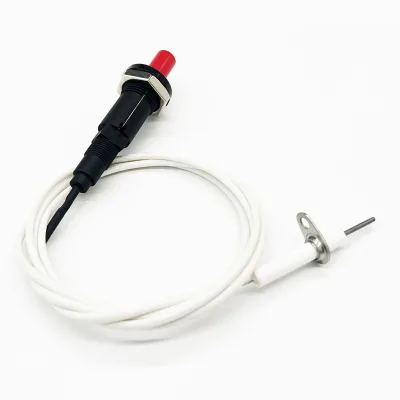 Gas Stove Ignition Accessories Push Type Universal Thread Ceramic Piezoelectric Igniter Model Piezoelectric No. 1 + Wired Bent