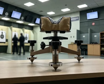 All-weather Metal Shooting Rest with Specialized Replaceable Feet for Outdoor Shooting
