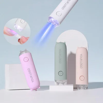 3W Mini UV Nail Lamp Portable Gel Polish Led Light One Finger Handheld USB Nail Lamp