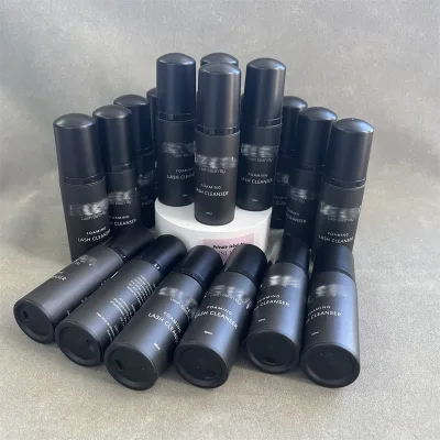Make Your Own Logo Lash Shampoo Cleaning Foam Pesta As Cleanser Foam With Brush Cleaner Kit for Eyelash Extensions