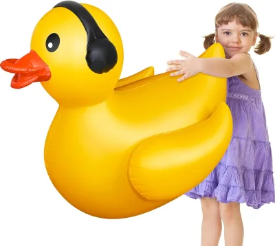 Baby Duck Inflatable Pool Float Pool Toy for Kids Summer Beach Swimming Party