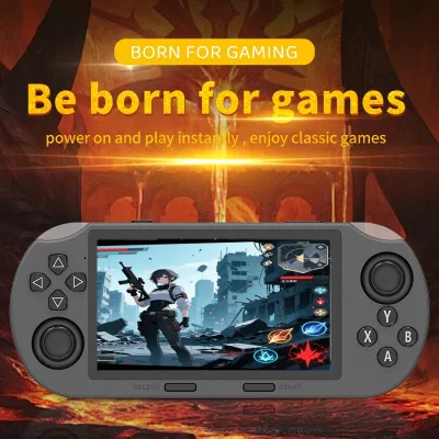 SF3000 4.5 Inch Screen Handheld Game Console Portable Game Player for Video Music OTG Gamepad Built-In Christmas Gift for Kids