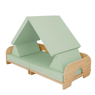 Original Couch Manufacturer New Upgraded Folding Sofa Bed with Foam Soft Multi-functional Sectional Sofa for Kids Play