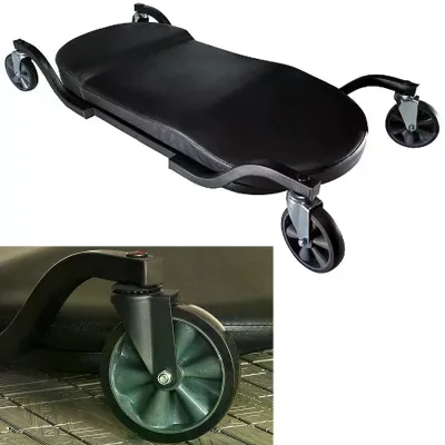 Mechanics Rolling Creeper Seat Low Profile Wide Body Big Wheels Heavy Duty Auto