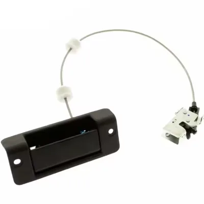 Rear Door Latch Lock Lower Left With Cable  Middle Door Latch Lock Hand-claping for Ford Transit YC15V431A03AM
