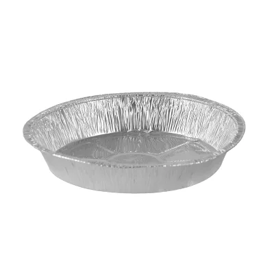 Wholesale Customized Round Aluminum Foil Food Packing Container with Microwavable Foil Lid Blister Processed