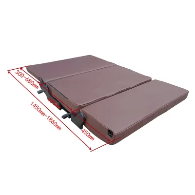 3-person Car Seat Rear Luxury Bus Mpv Seat for Rv Interior Folding Bench Seating Can Move Forward and Backward