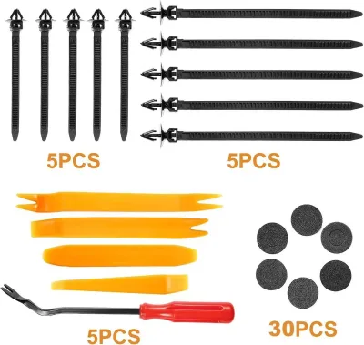 Wholesale Auto Pry Kit Nylon Car Panel Radio Removal Clip Pliers Push Pin Bumper Retainer Set Fastener Terminal Trim Removal