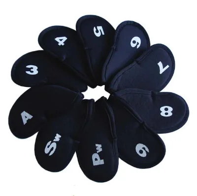 Cheap Price Forever Eco-Friendly Neoprene Golf Iron Head Covers 10-Piece Set