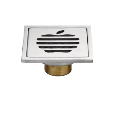 Factory Wholesale Stainless Steel Square Floor Drain Self-Sealing Anti-Odor Core for Bathroom
