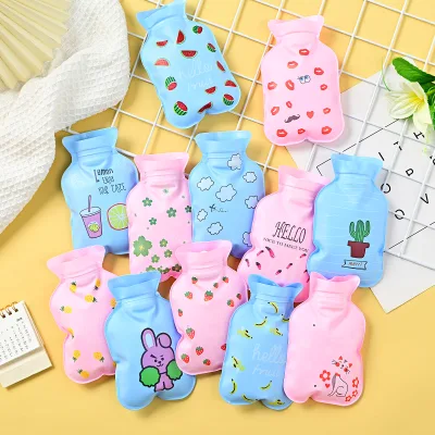 Customized Keep Warm Cute Pvc Hot Water Bag Soft Heat Reusable Hand Warmer Mini Hot Water Bottle