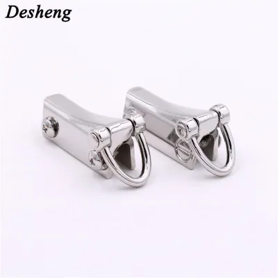 Zinc Alloy Strap Right Left Side Removable Bag Buckles Engraved Logo Hardware Accessories for Bags Right Side Buckle Retrofit