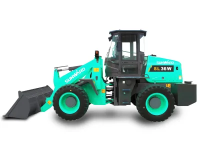 SL51W Chinese Famous Earthmoving Machinery 5Ton Rated Load Electric Wheel Loader for Sale