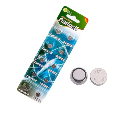 Led Battery Lr41 Button Cell Watch Batteries Compatible with 192 Lr41 Ag3 Gp192 kc