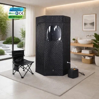 Factory Sale Portable Foldable Sauna for Wellness Therapy Helps Improve Blood Circulation and Body Metabolism