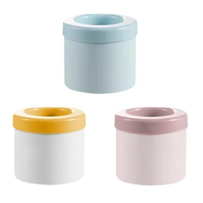 1 Pack Blue Reusable Mini Ice Cube Tray with Easy-Release Mold Freezer Removable Lid Fast Cool Drinks