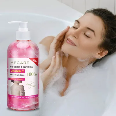 Luxury Shower Gels OEM Private Label Moisturizing Exfoliate and Organic Herbal Whitening Body Scrub and Showere Gel