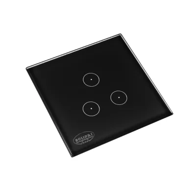 Custom 1.5mm 2mm 3mm Thickness Tempered Glass/Toughened Glass/ Smart Touch Button Switch Glass Panel