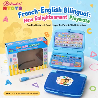 Belinda English and French Learning Machines Children's Educational Toys Educational Toy for Interactive Alphabet Spelling Gifts