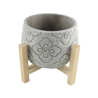 Wholesale Classic Design Home Decoration Plant Pots Classic Style Gardening Potted Garden Pot for Floor Usage