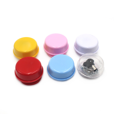 Circular Music Bell Rotating Music Movement Circular Music Box Multi-color Music Bell Movement