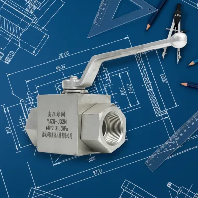 Carbon Steel High-pressure Manual Control Ball Valve Oil DN32 Port Size KHP-32-1114 High Temperature OEM