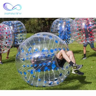 Hot Sale Inflatable Bumper Ball TPU/PVC Bubble Ball Outdoor Inflatable Football Games Adults Inflatable Body Bubble Soccer Balls