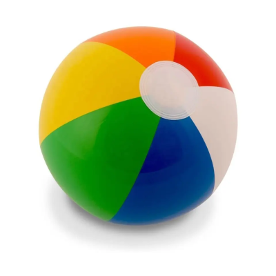 AG Popular 2024 Mini Inflatable Rainbow Summer Water Beach Ball Small Beach Ball With Logo Printing Custom Pvc Beach Balls