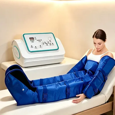 Au-6006 Desktop Home Use Lymphatic Detox Weight Loss Body Shaping Machine Full Body Cover Pressure Pressotherapy Instrument