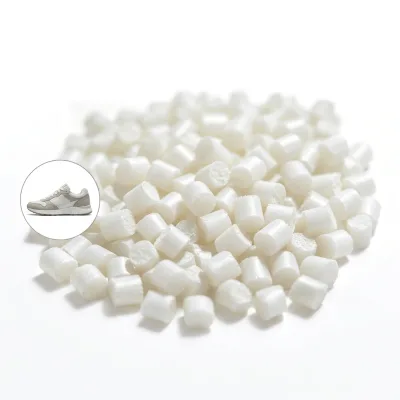 White Recycled LDPE Pellets Low Density Polyethylene Granules for Shoe Sole Injection Molding