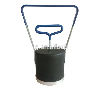 9'' Height 16lbs Magnetic Separator Pickup Tool With Quick Release by Pull Handle With Rubberized Grip