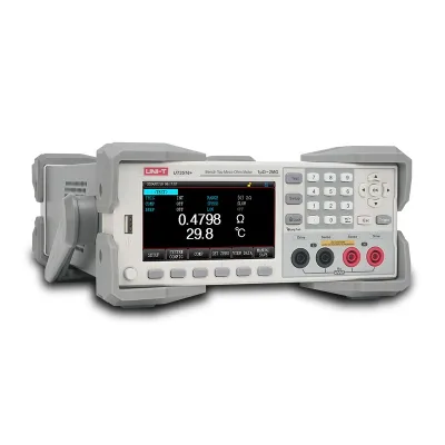 UNI-T UT3510+ Series Portable Micro Ohm Meter High Precision Bench Top for Test Instrument for 1μΩ~20kΩ/2MΩ for Power Testing