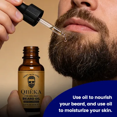 Private Label Beard Oil for Men Long Lasting Hydrating Beard Softener Oil for All Beard Types