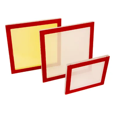 Custom pre burned screen printing screen mesh frame with mesh