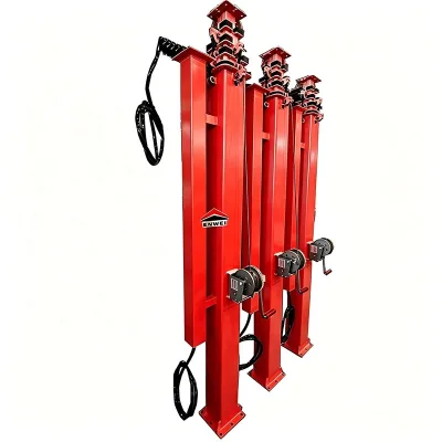 High Quality Manual Winch Telescopic Mast Telescopic Manual Mast for Solar Trailer