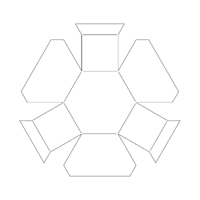 Geometric PET Mold Sheet for DIY Concrete Decor Crafting