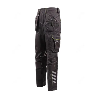 Northcape Durable Polycotton Duck Carpenter Work Trousers Uniform Pants Abrasion Resistant Waistband
