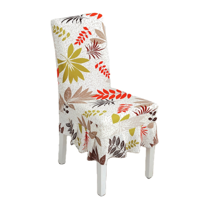 Chair Cover Simple Universal Washable Stretch Hotel Dining Room Cover Spandex Cotton Chair Cover
