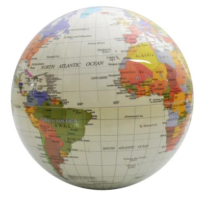 Custom Printed Any of Language Floating Globe, Geography World Map Magnetic Levitation Globe