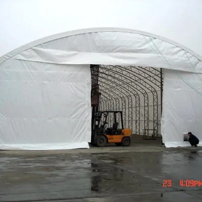 GS Large Tent Truss Arch Shelter Industrial Dome Warehouse Tent Storage Domed or Gabled Shapes for Options