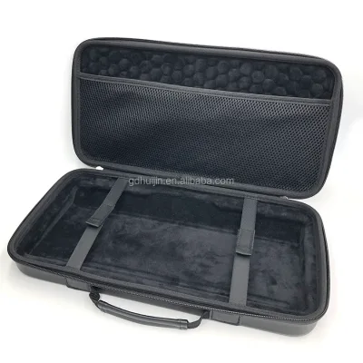 Portable EVA Zipper Keyboard Bag Shockproof Travel Hard Shell EVA Keyboard Carrying Case