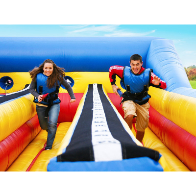 Adult n Kids Entertainment Fun Fair Bouncy Castle Game Bungee Run Inflatable