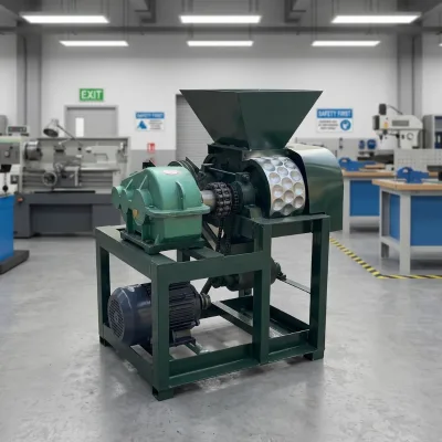 Coal Ball Briquette Making Small Workshop Coal Dust Charcoal Powder Briquette Press Machine Custom Briquette Shape Available