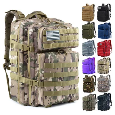 Military Tactical Molle Waterproof Backpack New Designs Multifunctional Large Capacity for Outdoor/Camping/Hiking