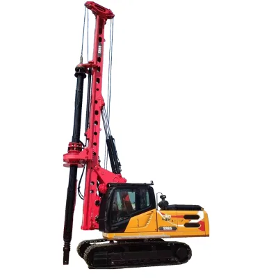 Durable SR65 C10 Rotary Drill Rig Ergonomic Cab Coal Drilling Machine Construction Equipment for Foundation Work