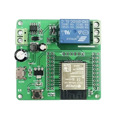 OEM DC5-60V ESP32 1 channel WiFi Relay control switch module IOT ESP32-WROOM-32E Single Relay Control Board Module for Arduino