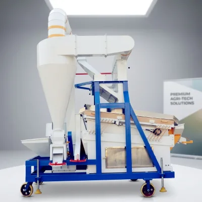 5XQC-10 Farm Use High Productivity Air and Stone Separation Machine for Removing Light Impurities and Stones From Grains