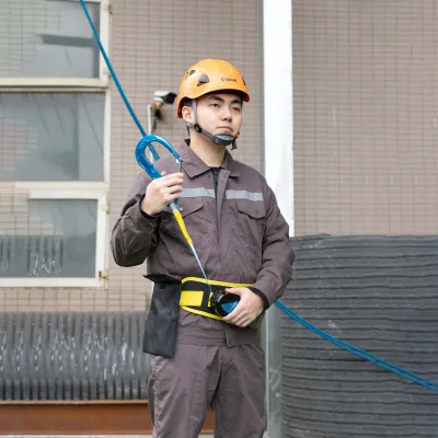 Camnal Full Body Safety Harness Ce Certified Lineman Electric Power Safety Belt Harness Fall protection Belt
